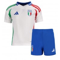 Fotbalové Dres Itálie Dětské Venkovní ME 2024 Krátký Rukáv (+ trenýrky)
